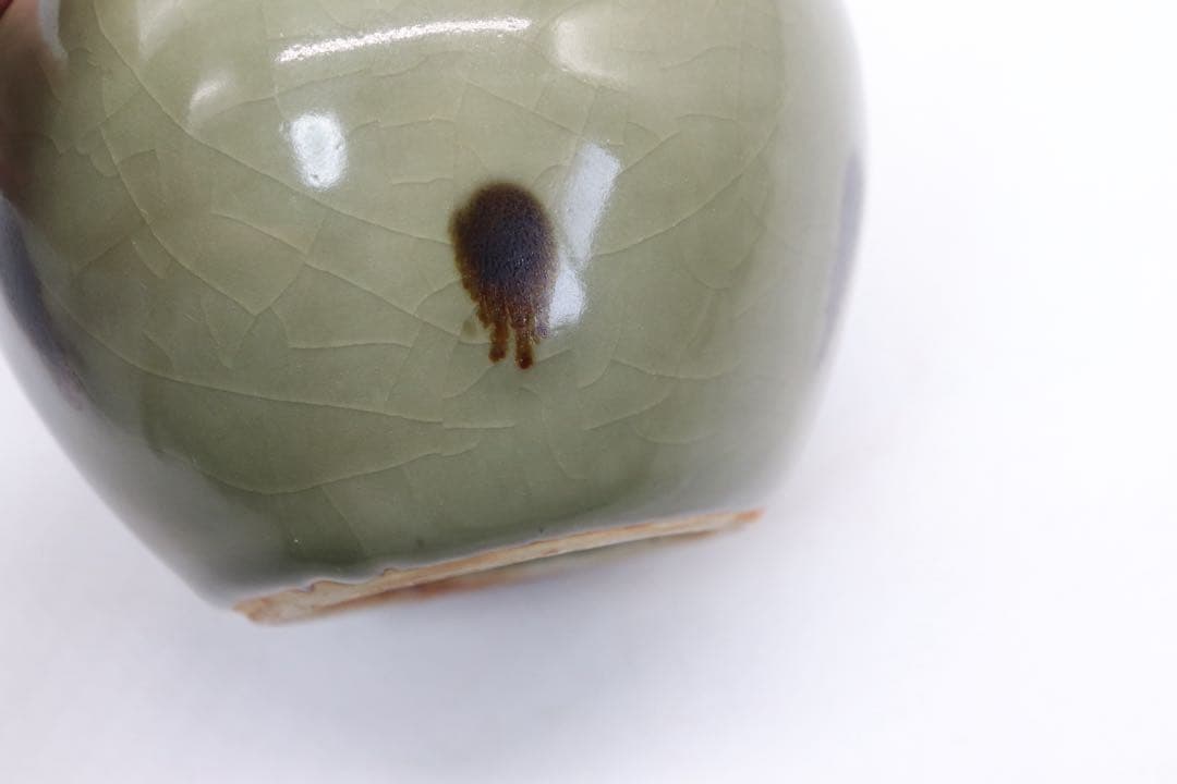 中国　龍泉窯　筆洗　飛青　青磁　送料込み250520