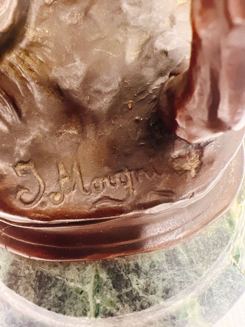 ジュール・モワニエ Hunting Dog on Pointブロンズ彫刻　犬