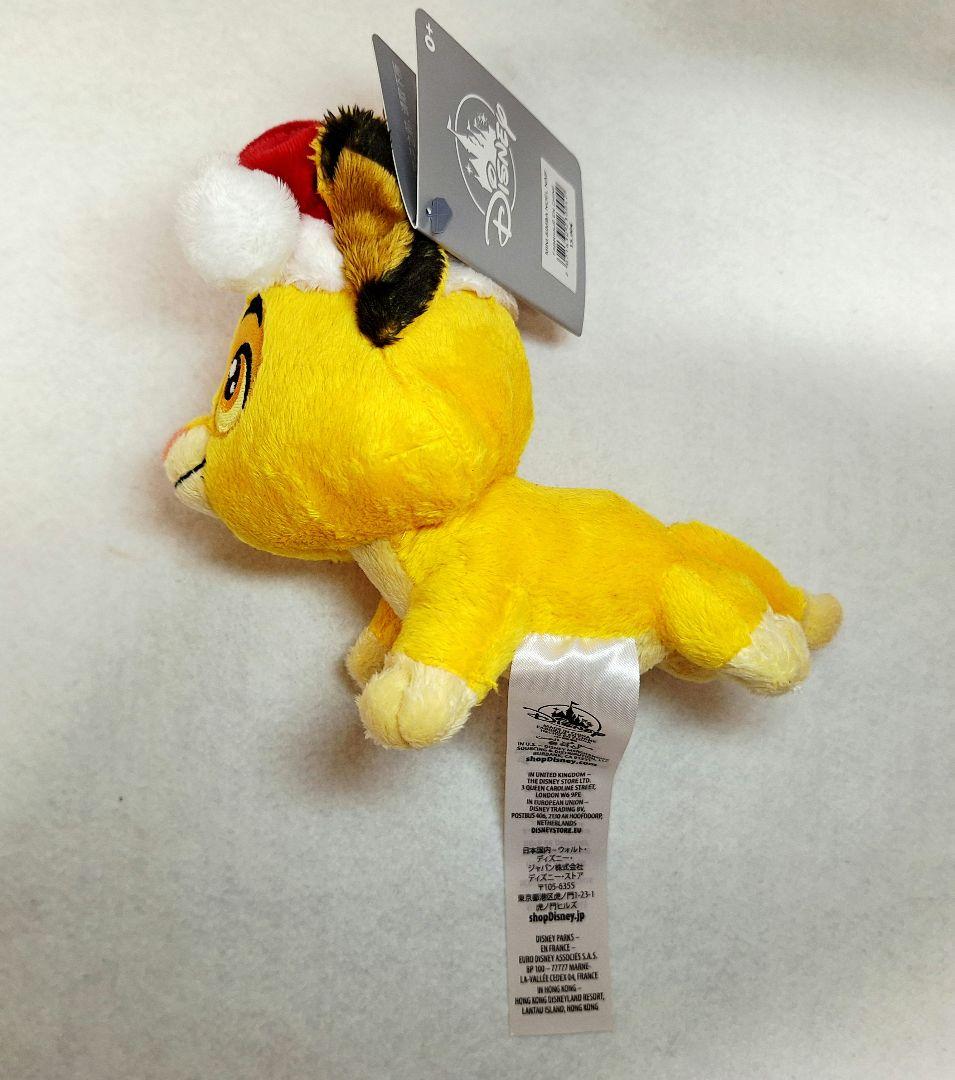 レア品　ライオン・キング　シンバ サンタ帽子 ぬいぐるみ