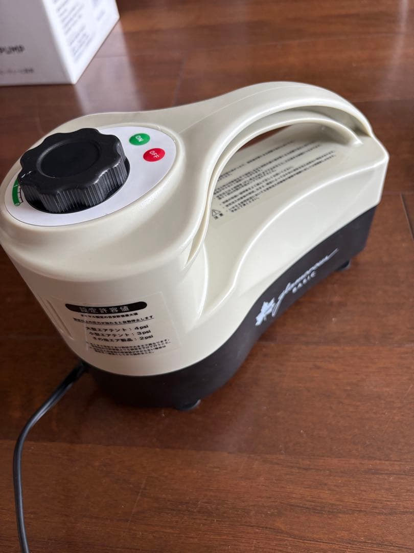 新品未使用　LOGOS エアマジック　電動ポンプ