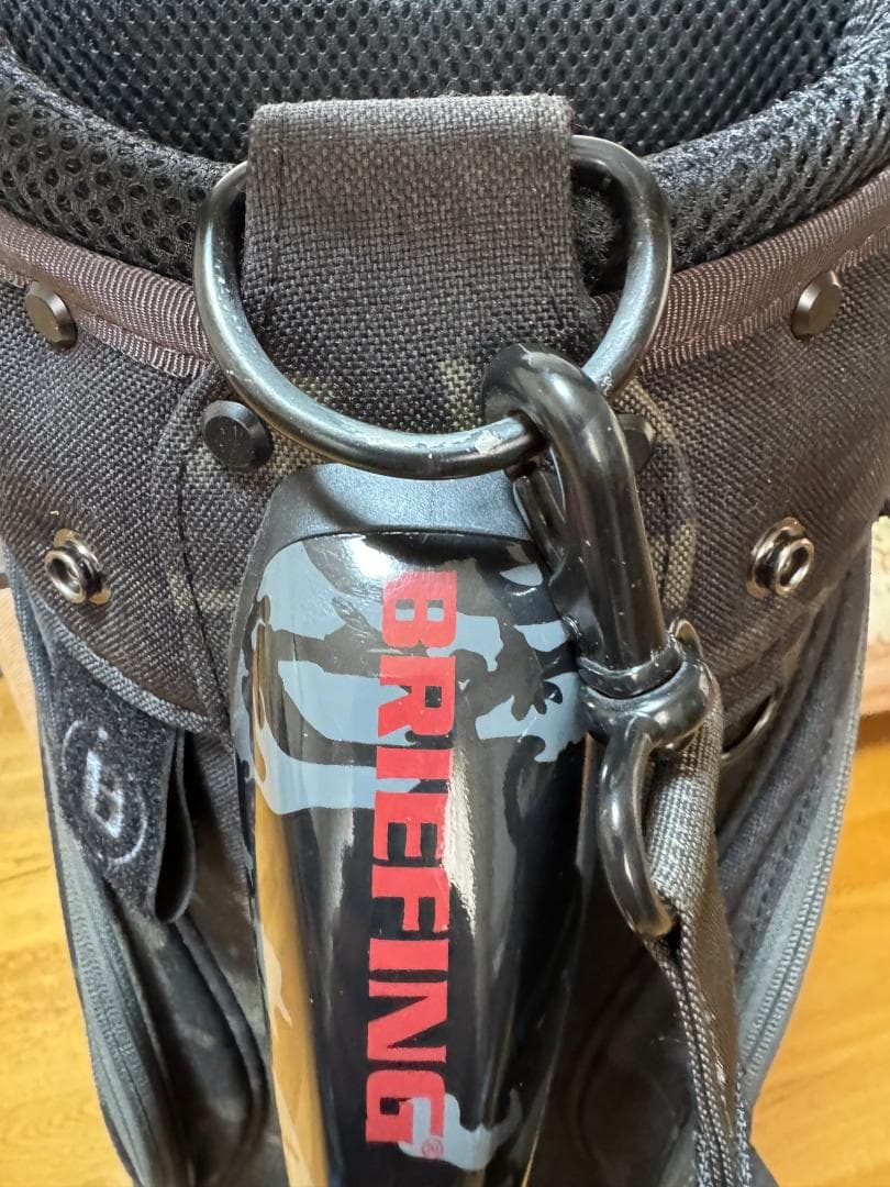 BRIEFING（ブリーフィング）キャディバッグ CR-5 ブラックカモ【美品】