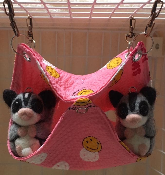 モモンガハウス(SMILEY  FACE)  夏仕様  涼しい夏生地を使用❗️