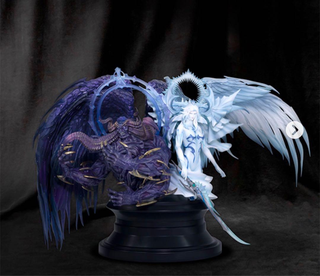 FINAL FANTASY XIVフィギュア ハイデリン＆ゾディアーク コード付