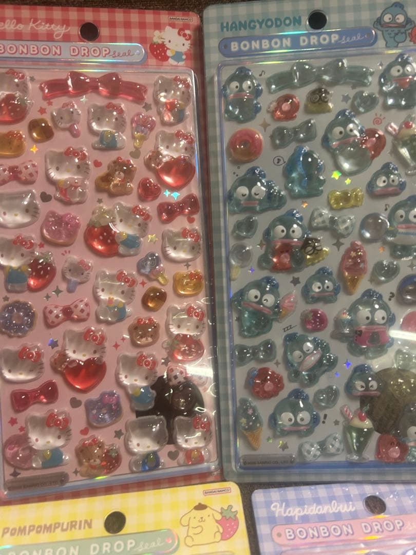 【正規品】ボンボンドロップシール サンリオ　第2弾 8種セット
