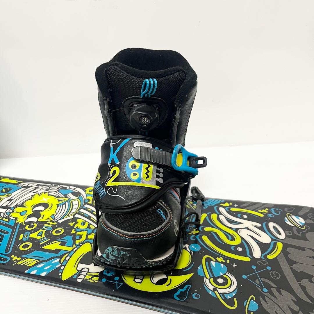 K2 キッズ スノボセット　こども用　スノーボード　ビンディング　BOA ブーツ