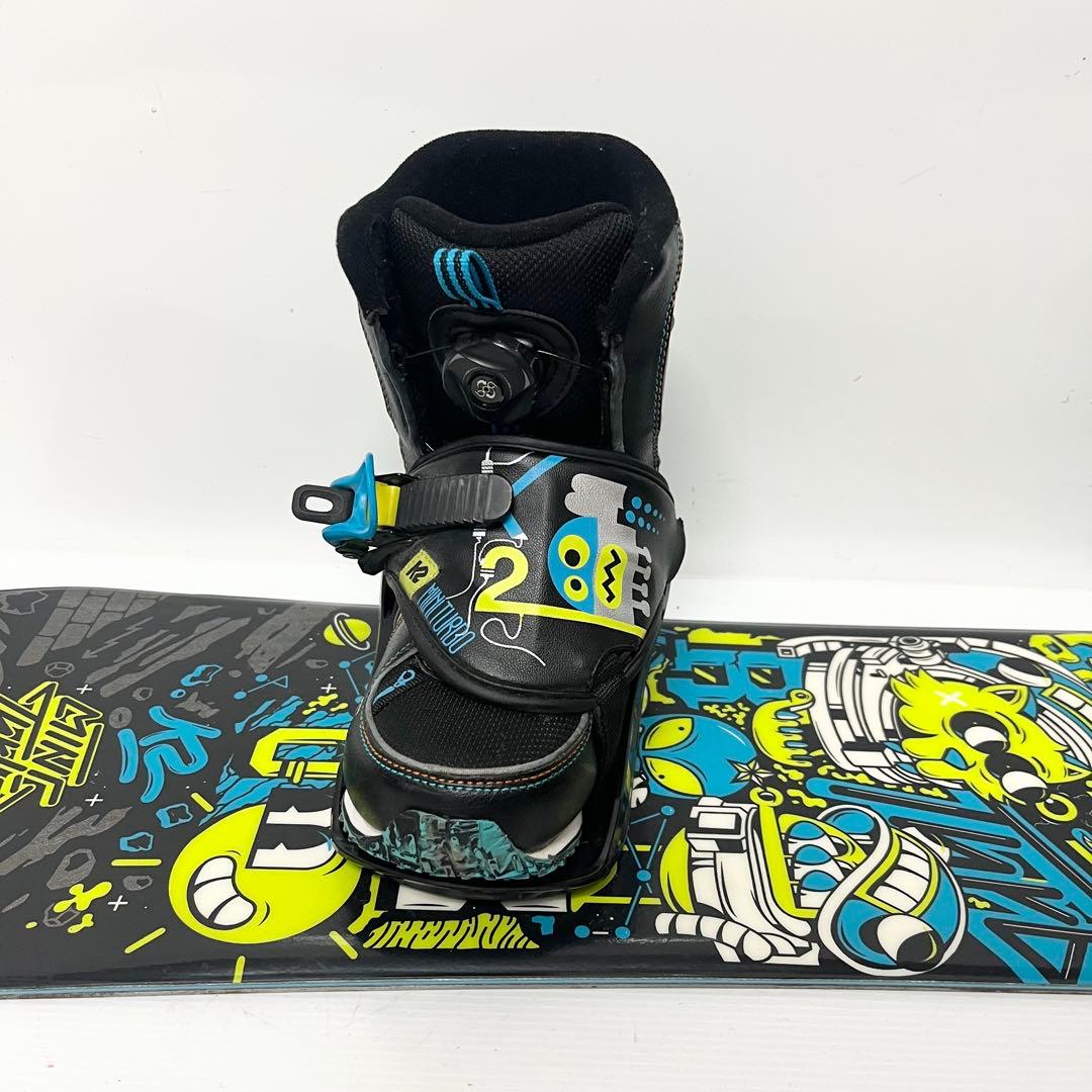 K2 キッズ スノボセット　こども用　スノーボード　ビンディング　BOA ブーツ