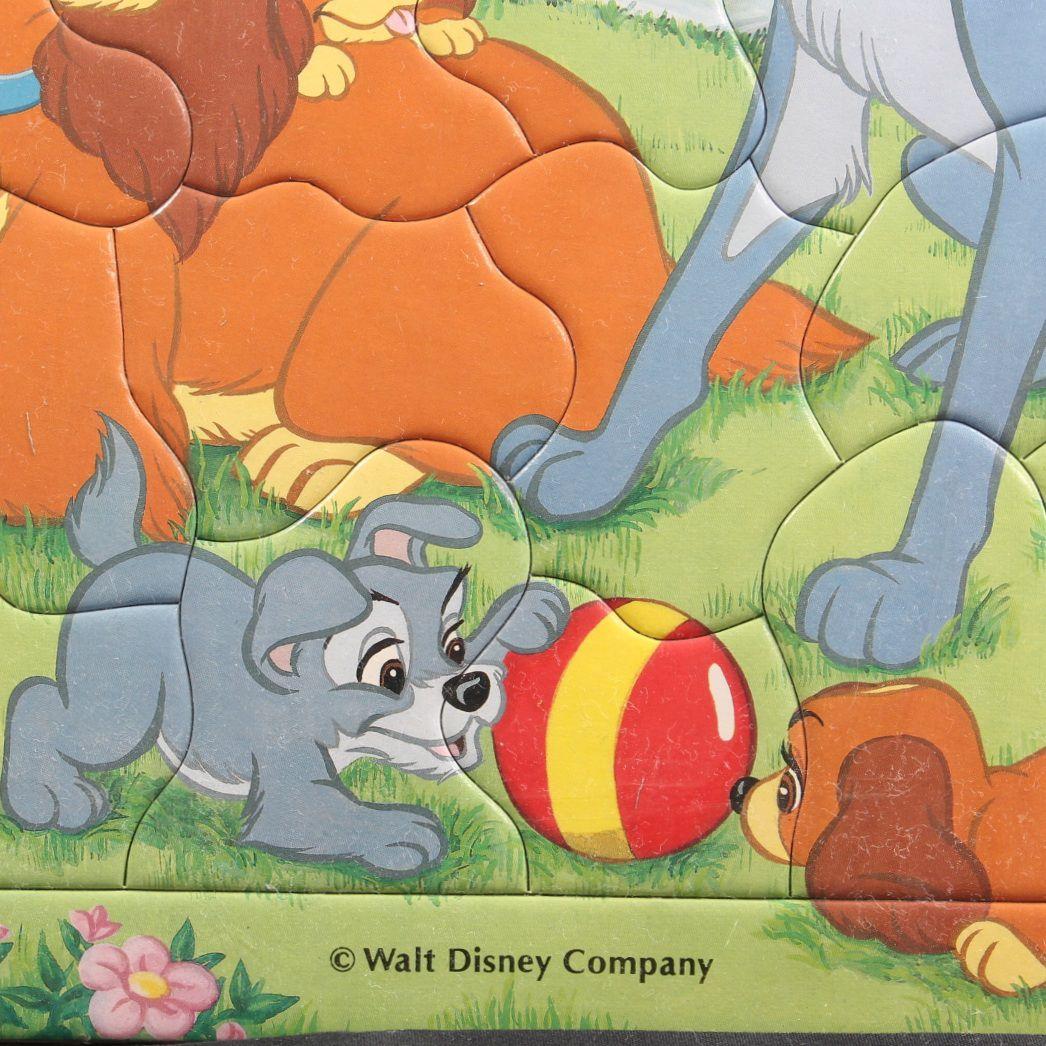 【入手困難】25年程前のパズル 40ピース　Disneyわんわん物語　㈱テンヨー