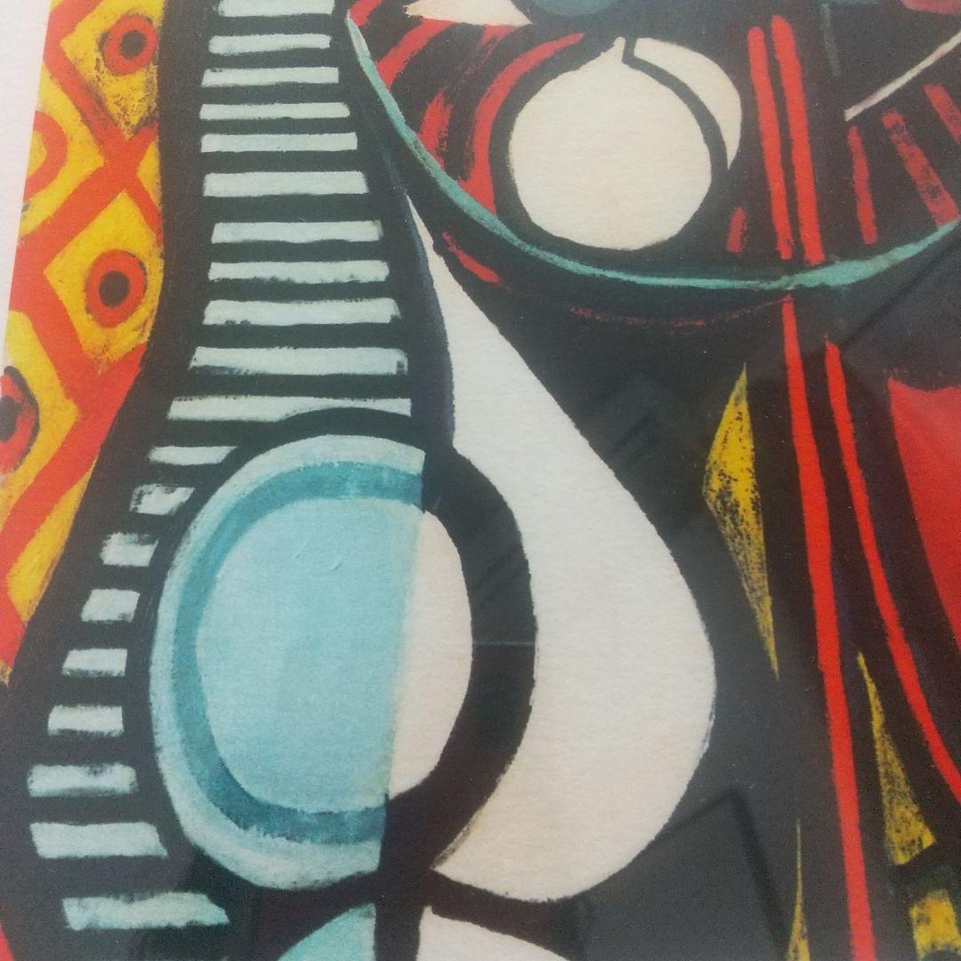 ピカソ リトグラフ 本物保証エンボスBirl Before the Mirror