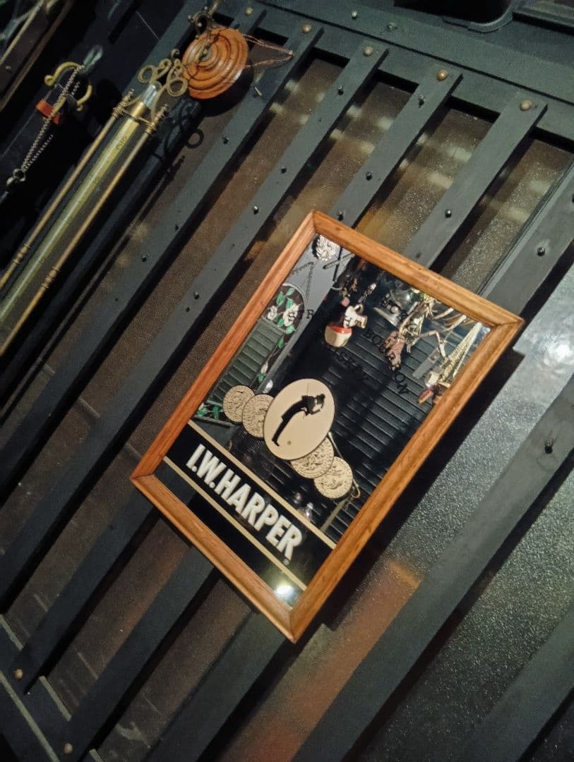 非売品　ノベルティ　1980's　i.w.harper　ウッド　パブミラー