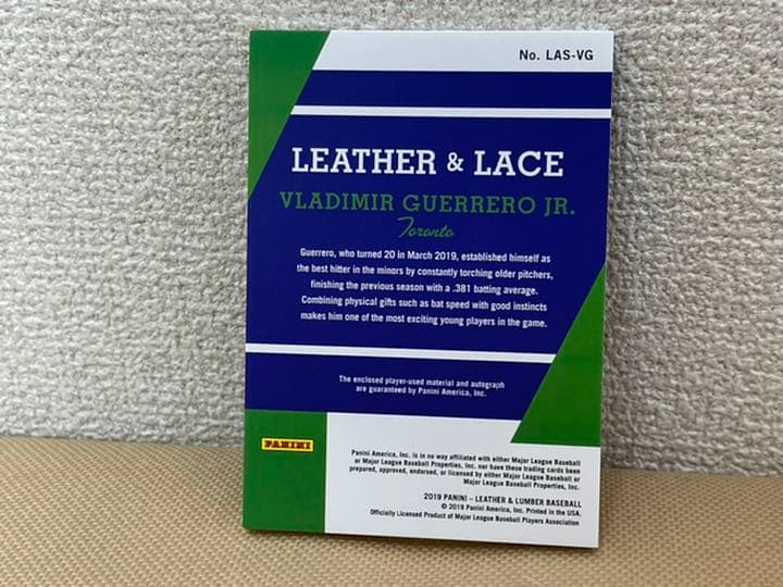 Vladimir Guerrero Jr ルーキー直筆サインカード　25枚限定！