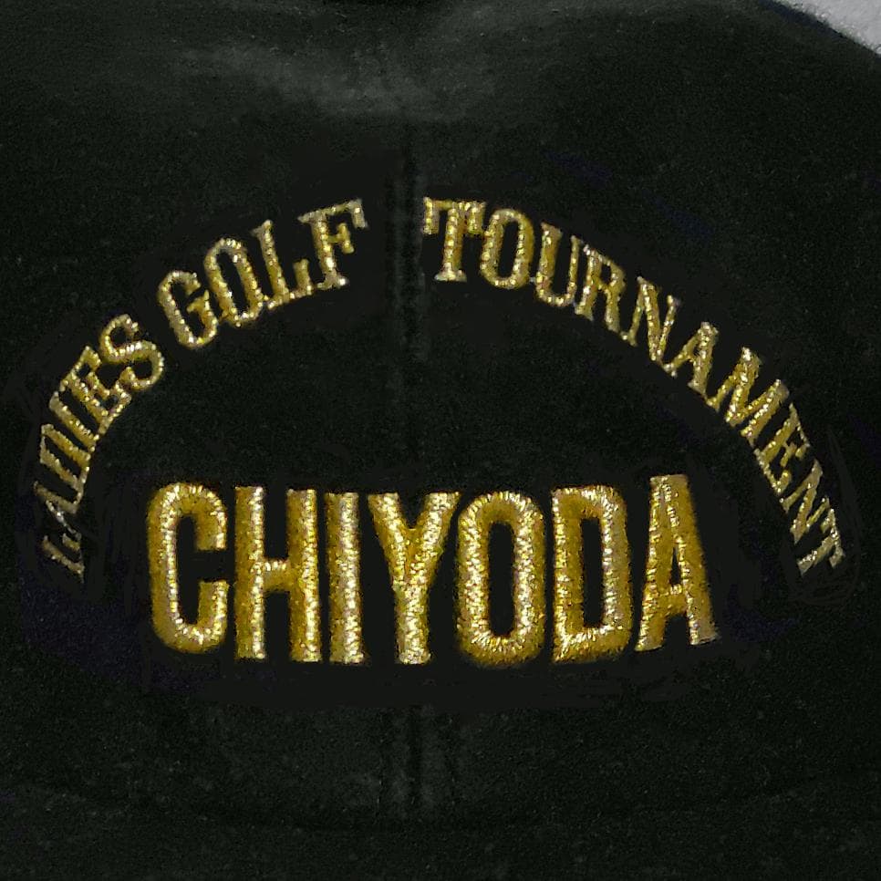 【レア】CHIYODAレディースゴルフ 宮崎 報道用 キャップ 30年前 男女兼