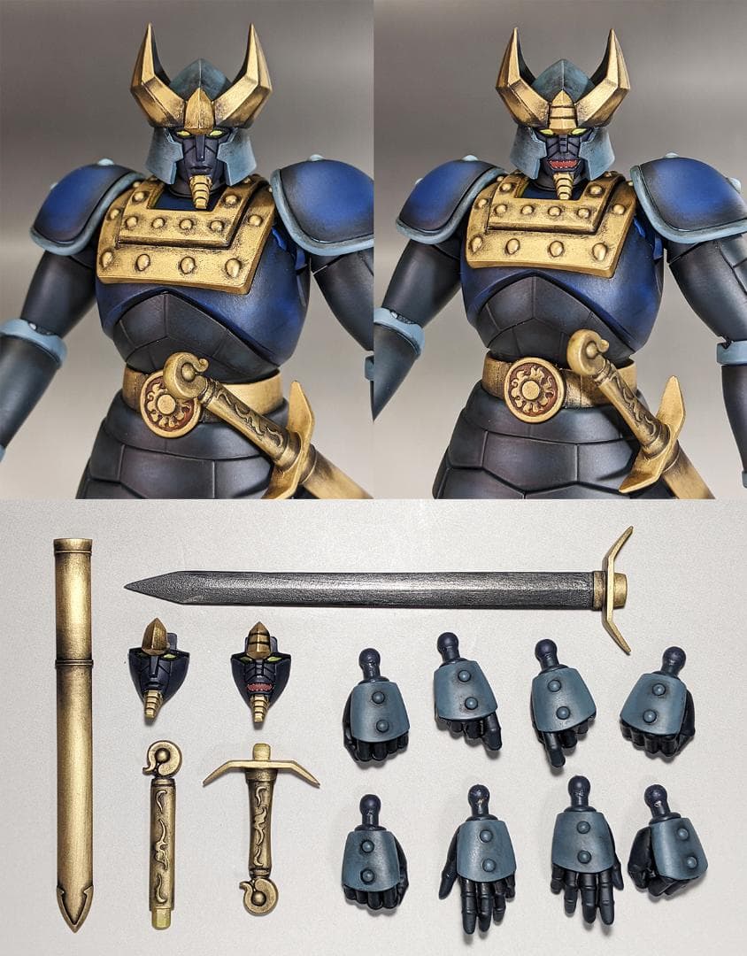 プラモデル　モデロイド　ゴッドマジンガー　組立塗装済