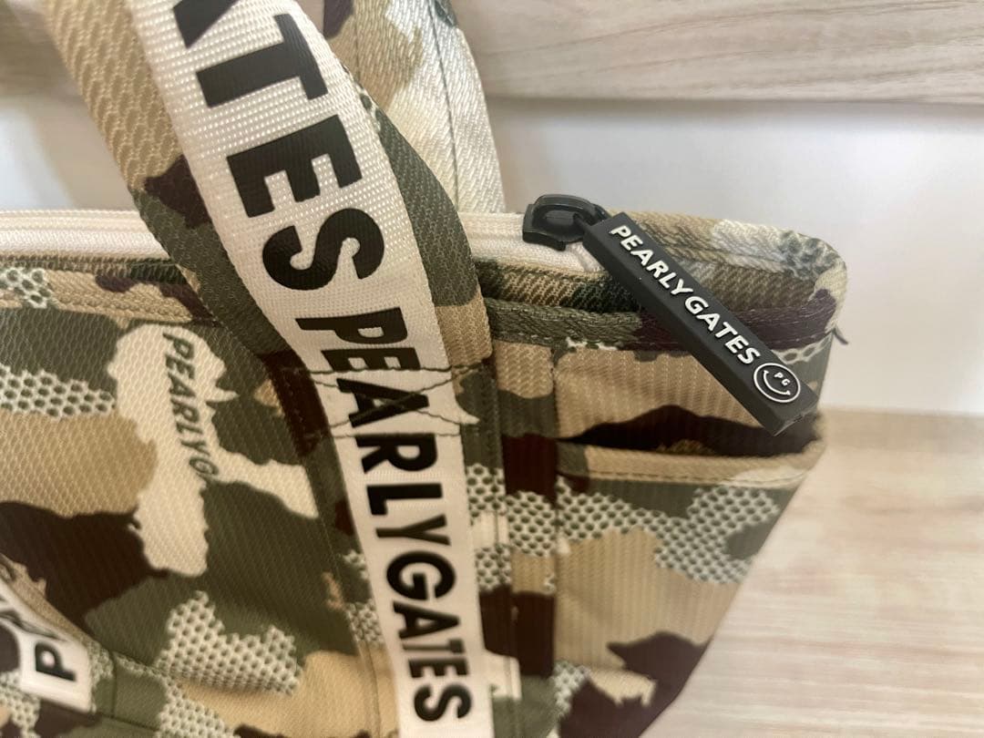 PEARLY GATES 迷彩バッグ カートバッグ　ラウンドバッグ