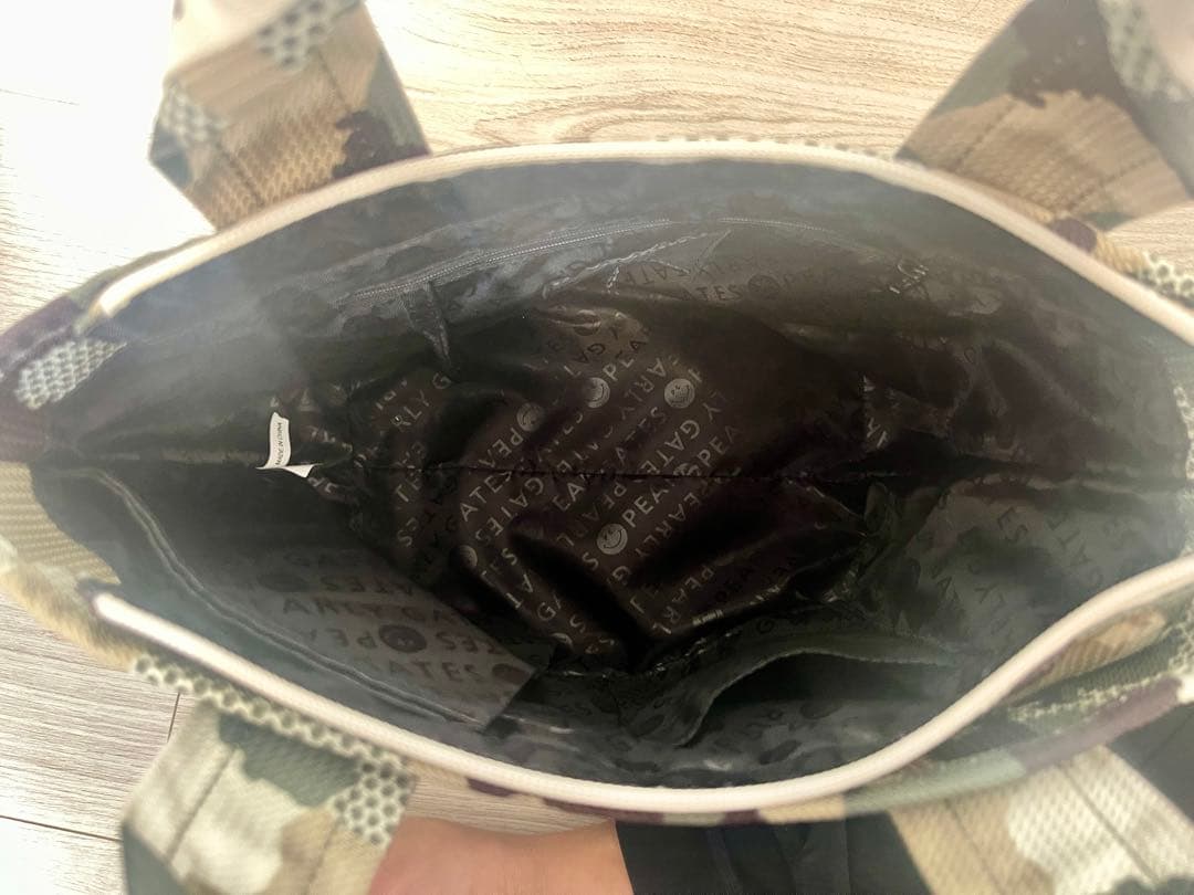 PEARLY GATES 迷彩バッグ カートバッグ　ラウンドバッグ