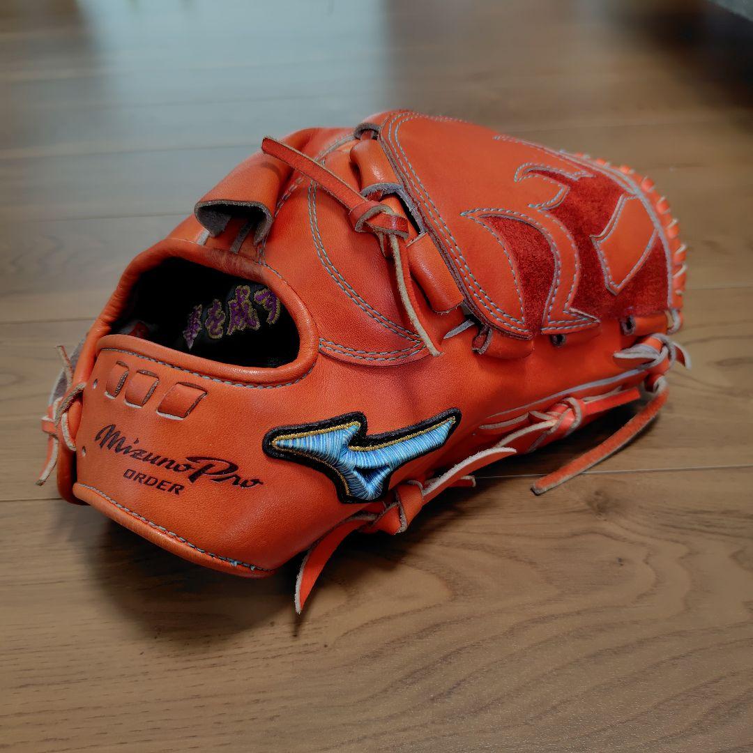 ミズノプロ 硬式用 オーダー ダイバーシティブルー 投手用 グローブ グラブ