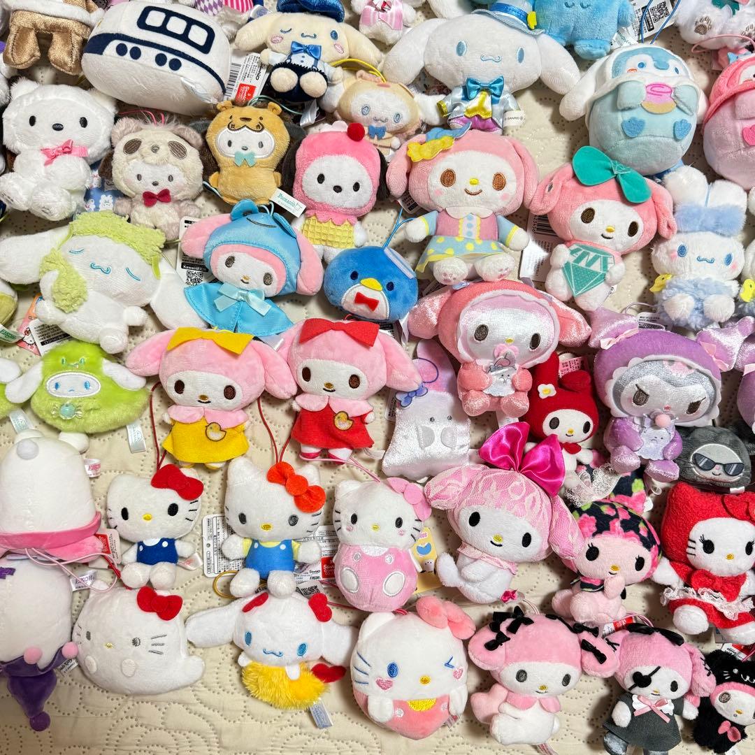 サンリオ　マイメロ　クロミ　キティ　ぬいぐるみ　まとめ売り　大量　95点　レア