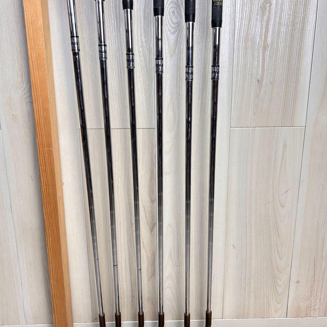 【メンズ右】ピン EYE2 アイアンセット 5-9W R ベリリウムカッパー　赤