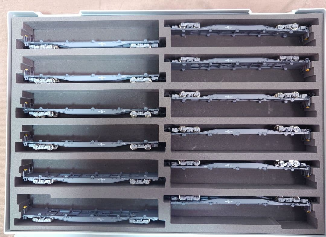 Nゲージ TOMIX コキ107(JRFマーク無し)＋車番転写シート