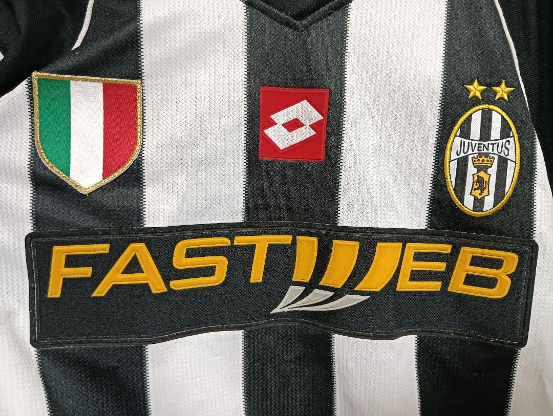 ロット ユベントス オーセンティックユニフォーム 02/03ホームM 紙タグ付き