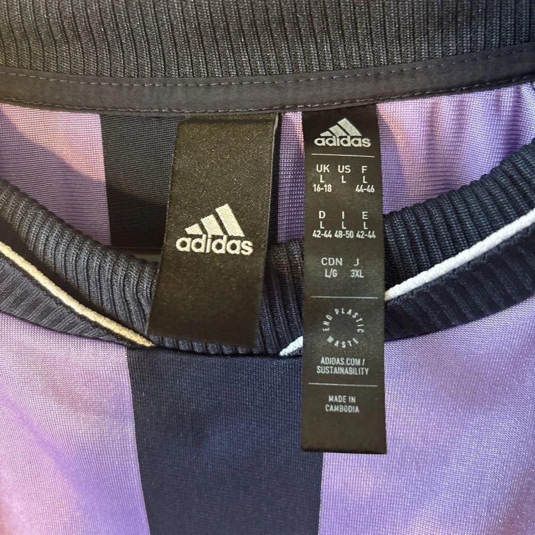 【海外限定】adidas スポーツウェア L 紫/黒