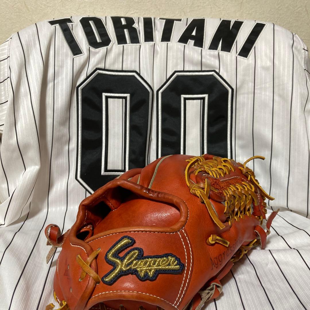 KSGＴ1 型　　阪神用具担当型付け Aggressive 野球グローブ