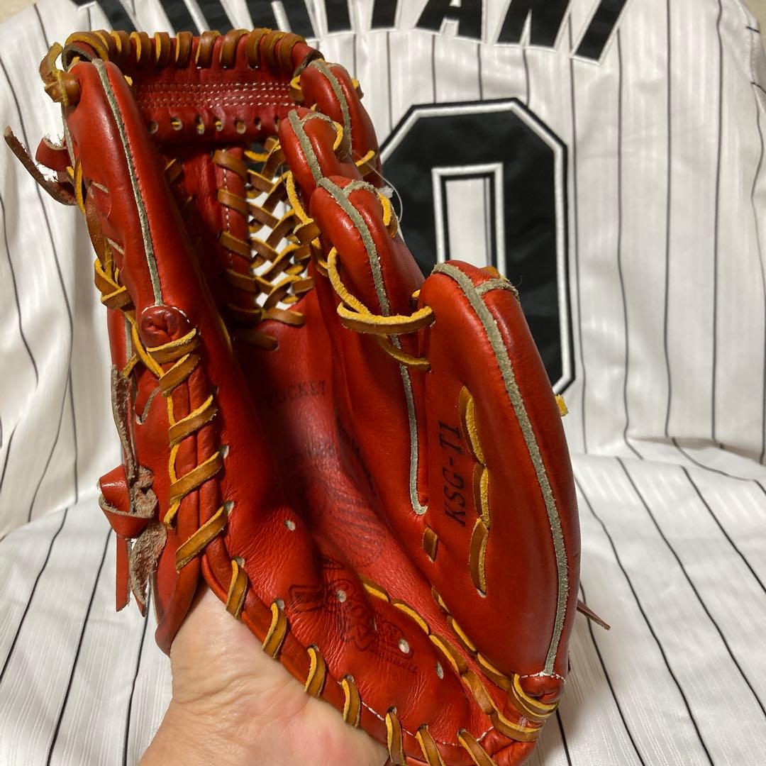 KSGＴ1 型　　阪神用具担当型付け Aggressive 野球グローブ