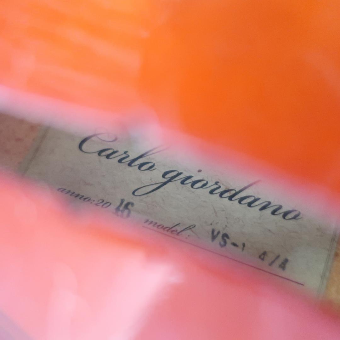 ほぼ未使用 Carlo giordano 2016 VS-1 4/4 バイオリン