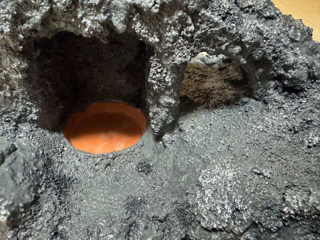 爬虫類用 二部屋構造ウェットシェルター 湿度管理 横長設計