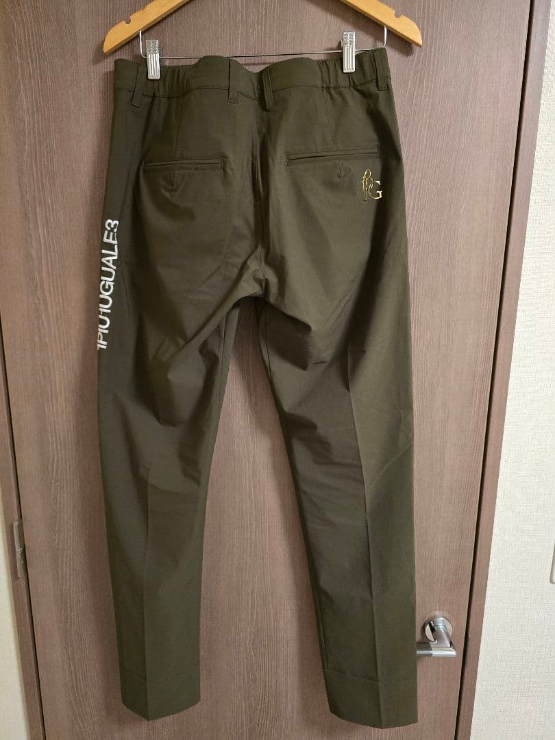 1PIU1UGUALE3 GOLF　ZIP SLACKS［KHAKI］
