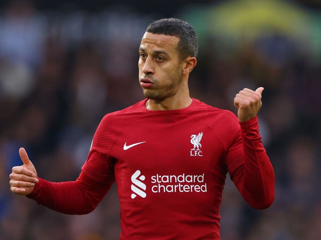 【正規品】リバプール チアゴ選手6番 オーセンティック2022-23