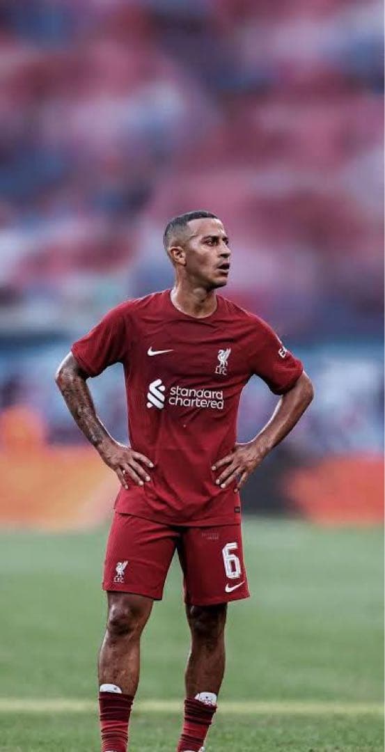 【正規品】リバプール チアゴ選手6番 オーセンティック2022-23