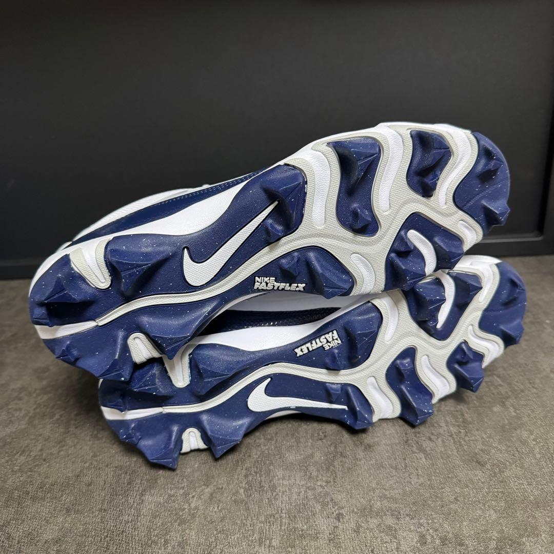 NIKE alpha manace shark アメフト スパイク ネイビー 白