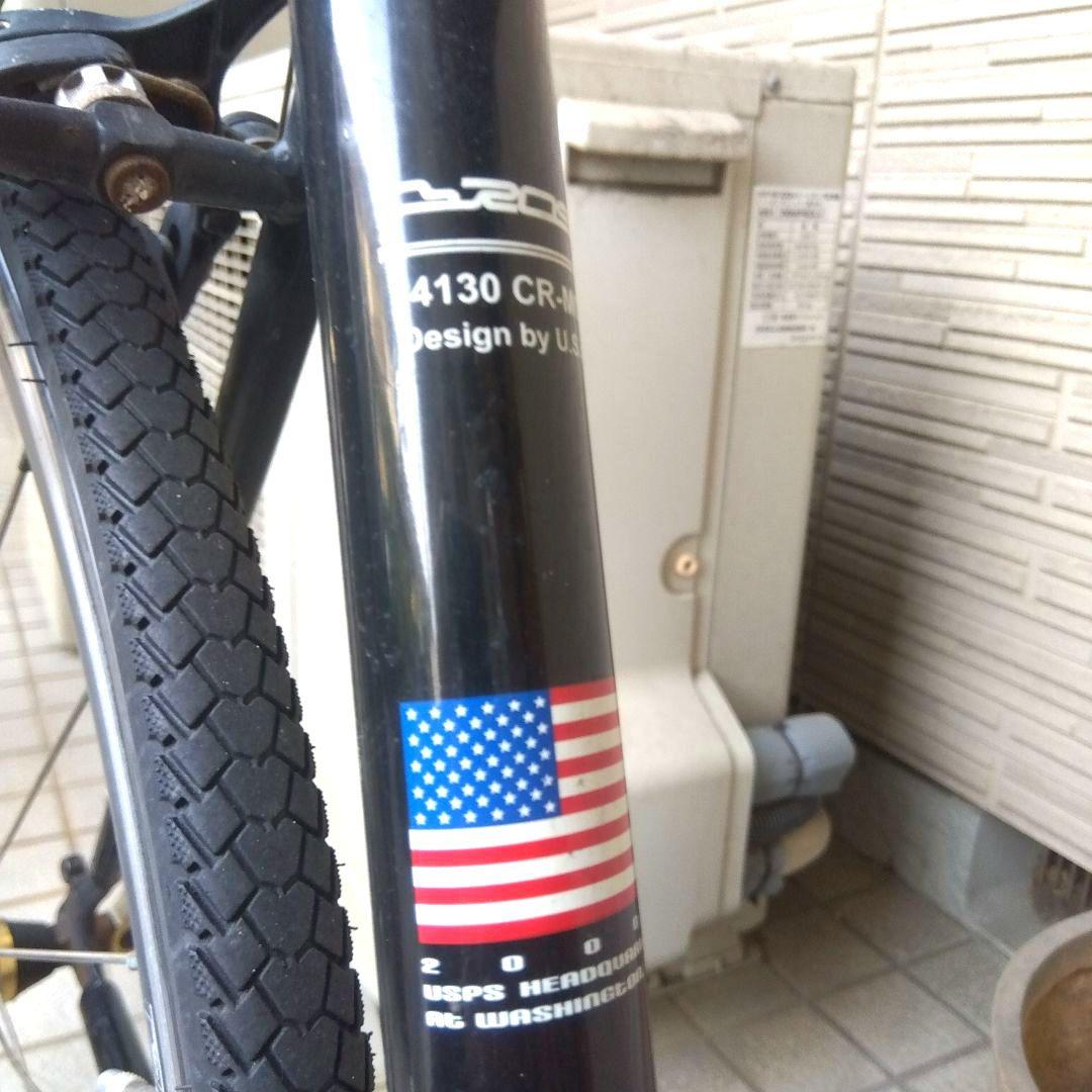 引取限定　クロスバイク アルミフレーム ブラック