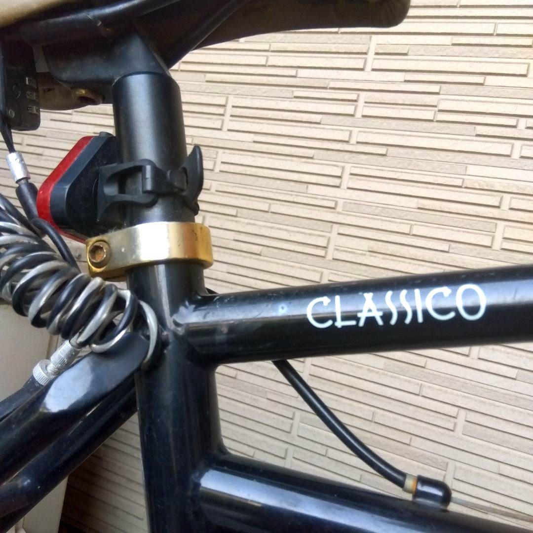 引取限定　クロスバイク アルミフレーム ブラック