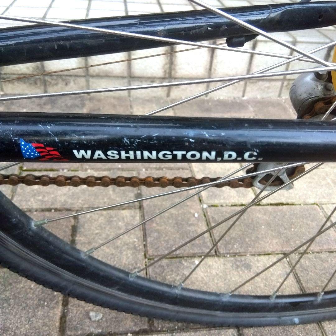 引取限定　クロスバイク アルミフレーム ブラック