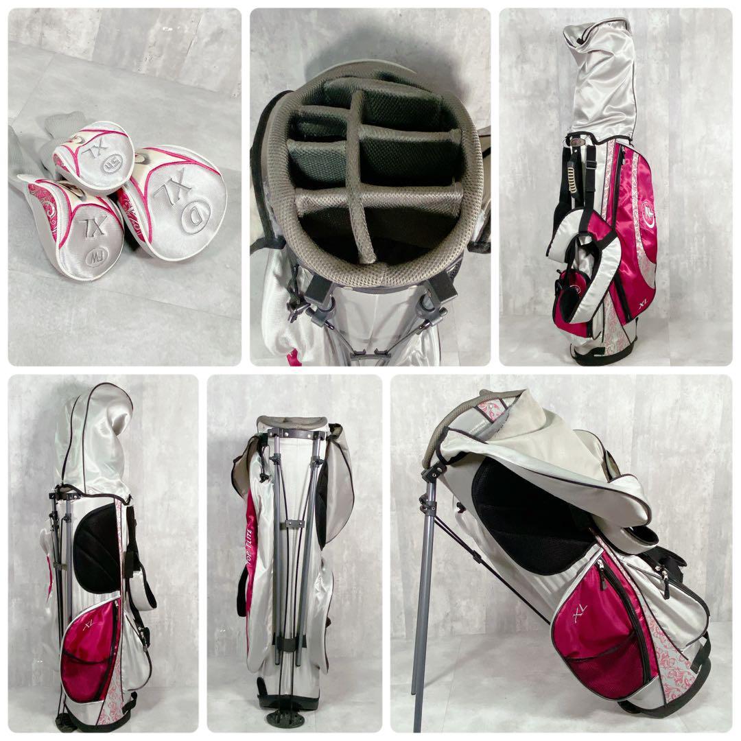 X840 TOP FLITE レディース ゴルフ クラブ ハーフ セット ピンク