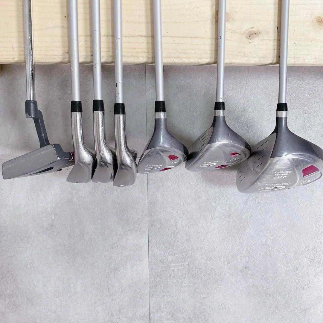 X840 TOP FLITE レディース ゴルフ クラブ ハーフ セット ピンク