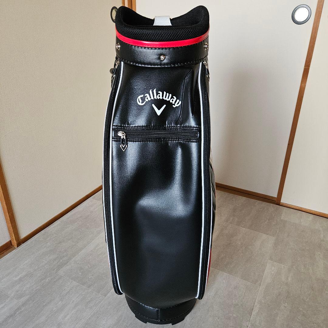 大人気 Callaway キャロウェイ ゴルフバック黒✖赤✖白 5分割