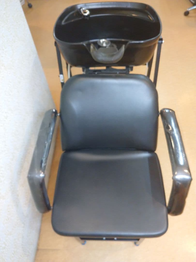 移動式シャンプー台「らくらくキャリーシャンプーII」+チェア　神戸、引取り限定