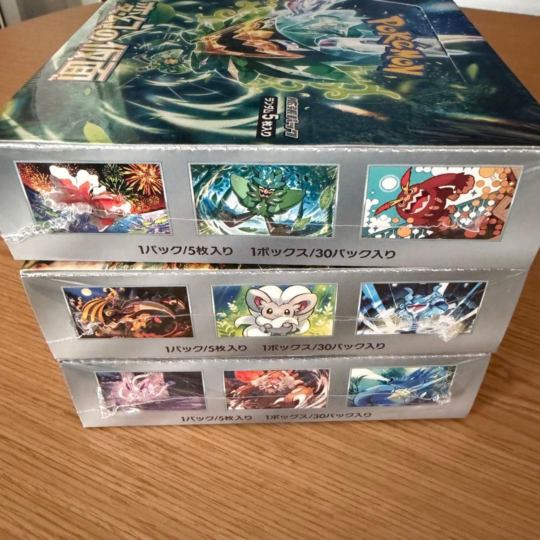 ポケモンカード 4BOX セット シュリンク付き 新品未開封