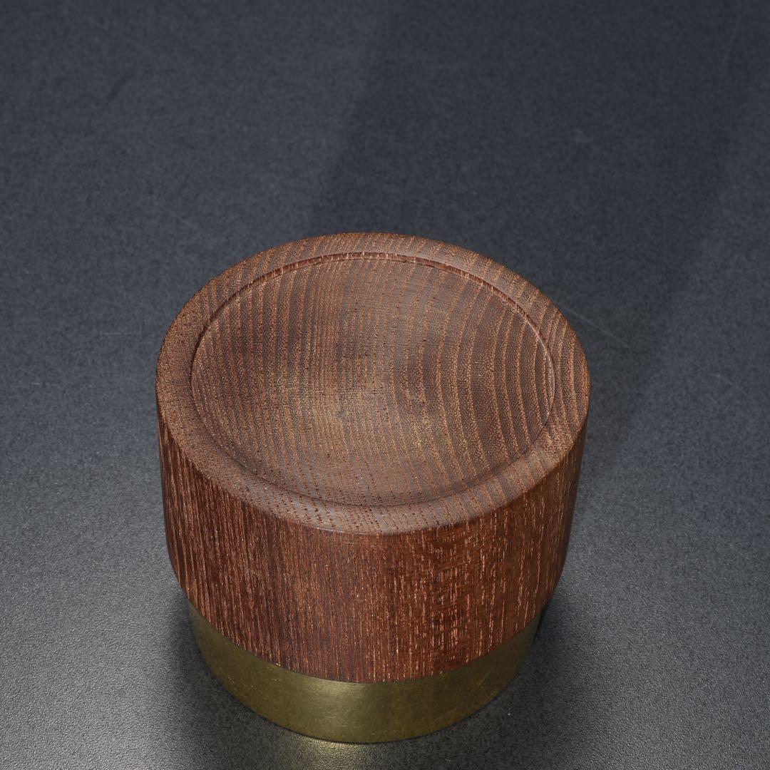 棗　茶入　中次　本桑　道場宗廣　共箱　R1684