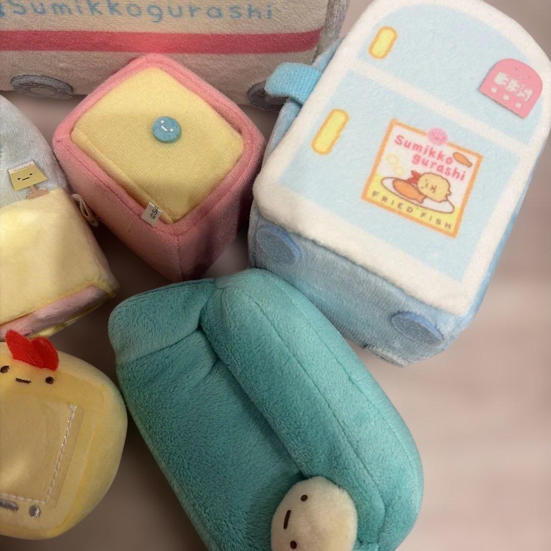 すみっコぐらし　てのり　ぬいぐるみ　冷蔵庫　救急車　19点