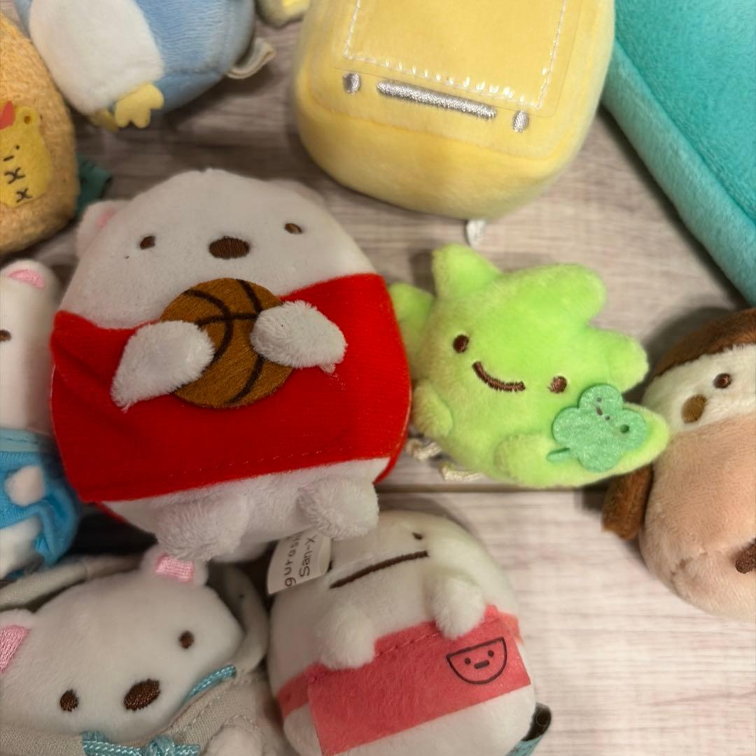 すみっコぐらし　てのり　ぬいぐるみ　冷蔵庫　救急車　19点