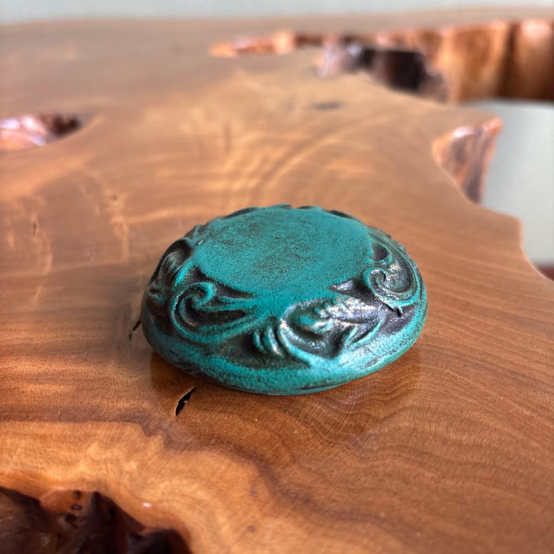 天平唐草香合 寧羅久造 茶道具 共箱