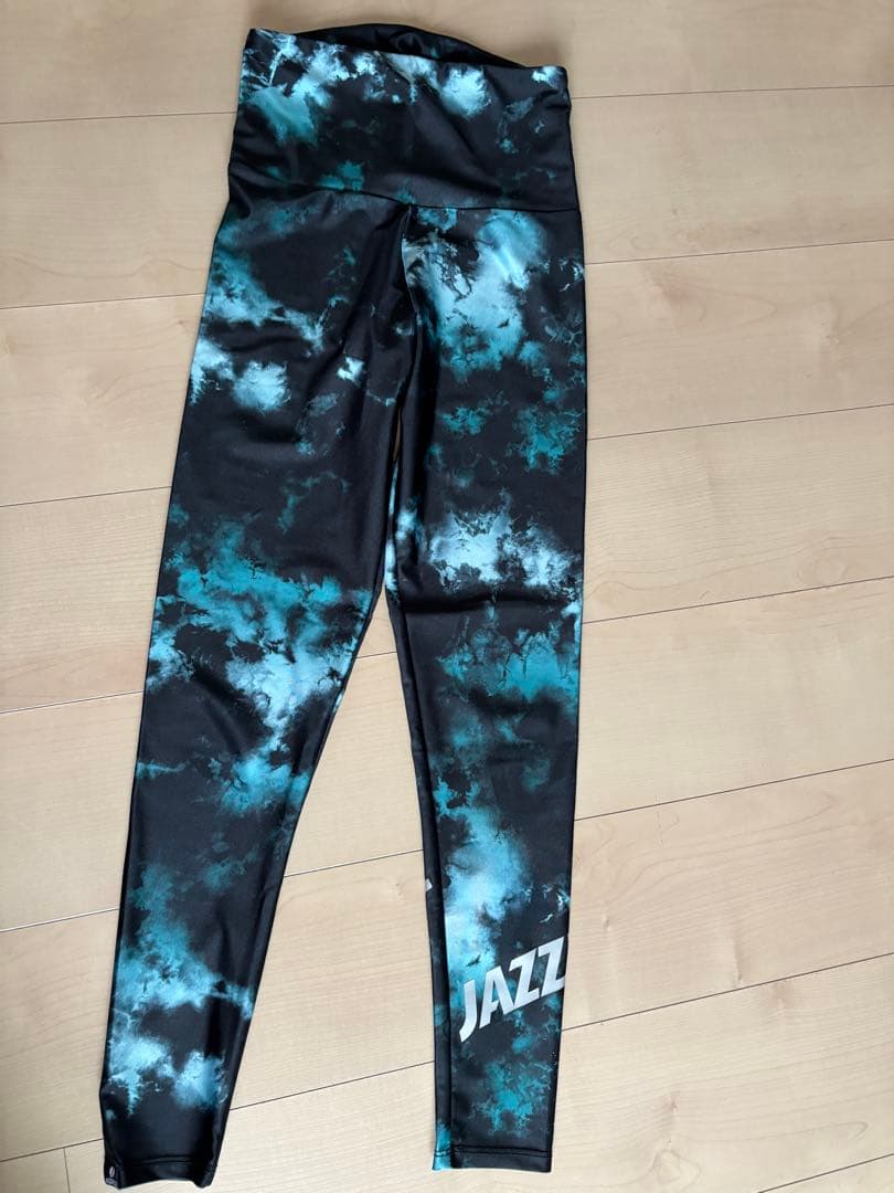 jazzerciseジャザサイズ、ブルーレギンスパンツ、アメリカXSサイズ