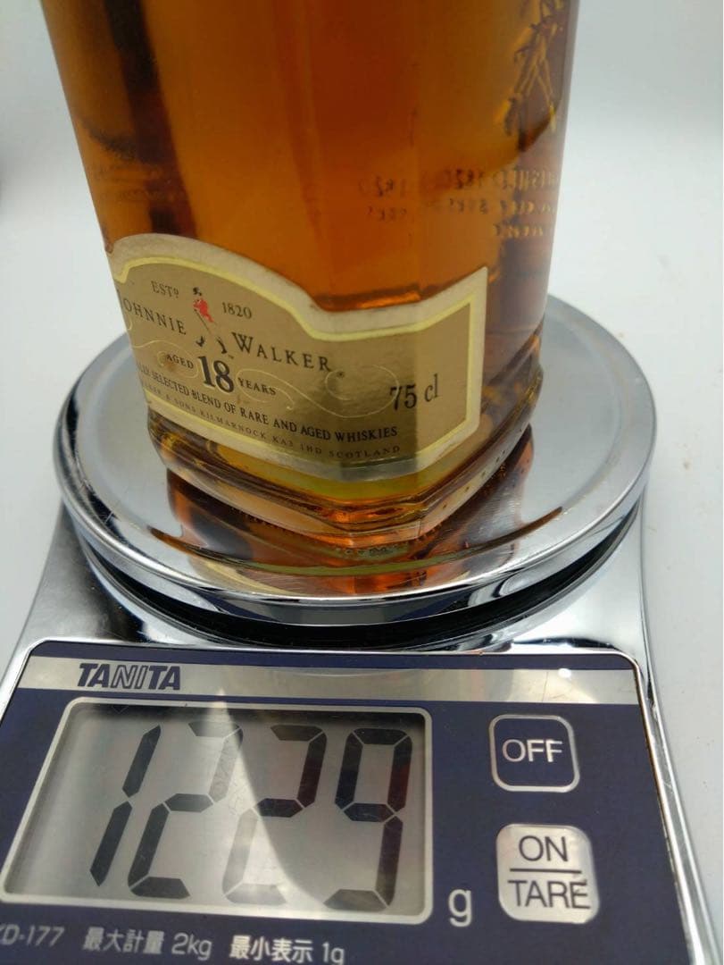 Johnnie Walker Gold Label 18年 750ml 箱付き