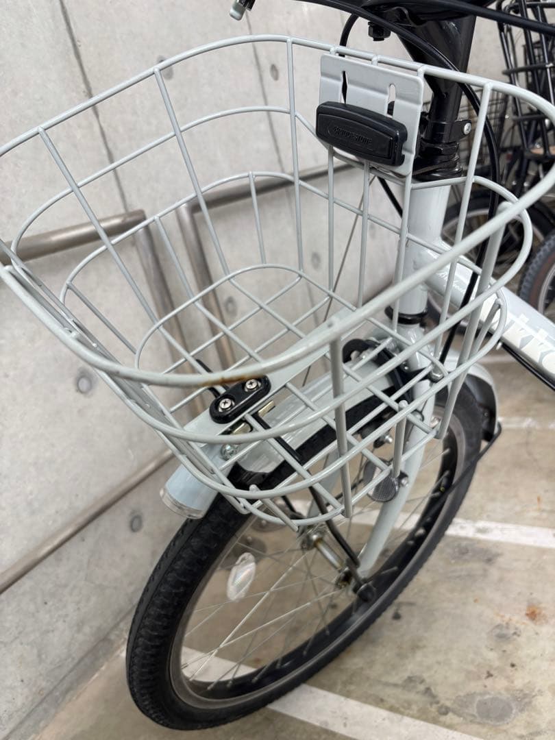 ビッケ bikke 子供用自転車 ブルーグレー 22インチ　ヘルメット付き