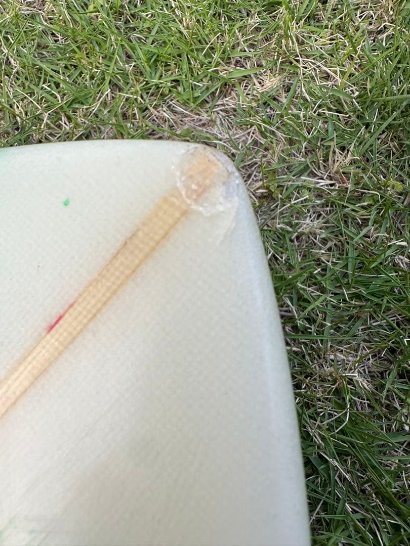 COLE ショートボード カーブボール　ホワイト・グリーン