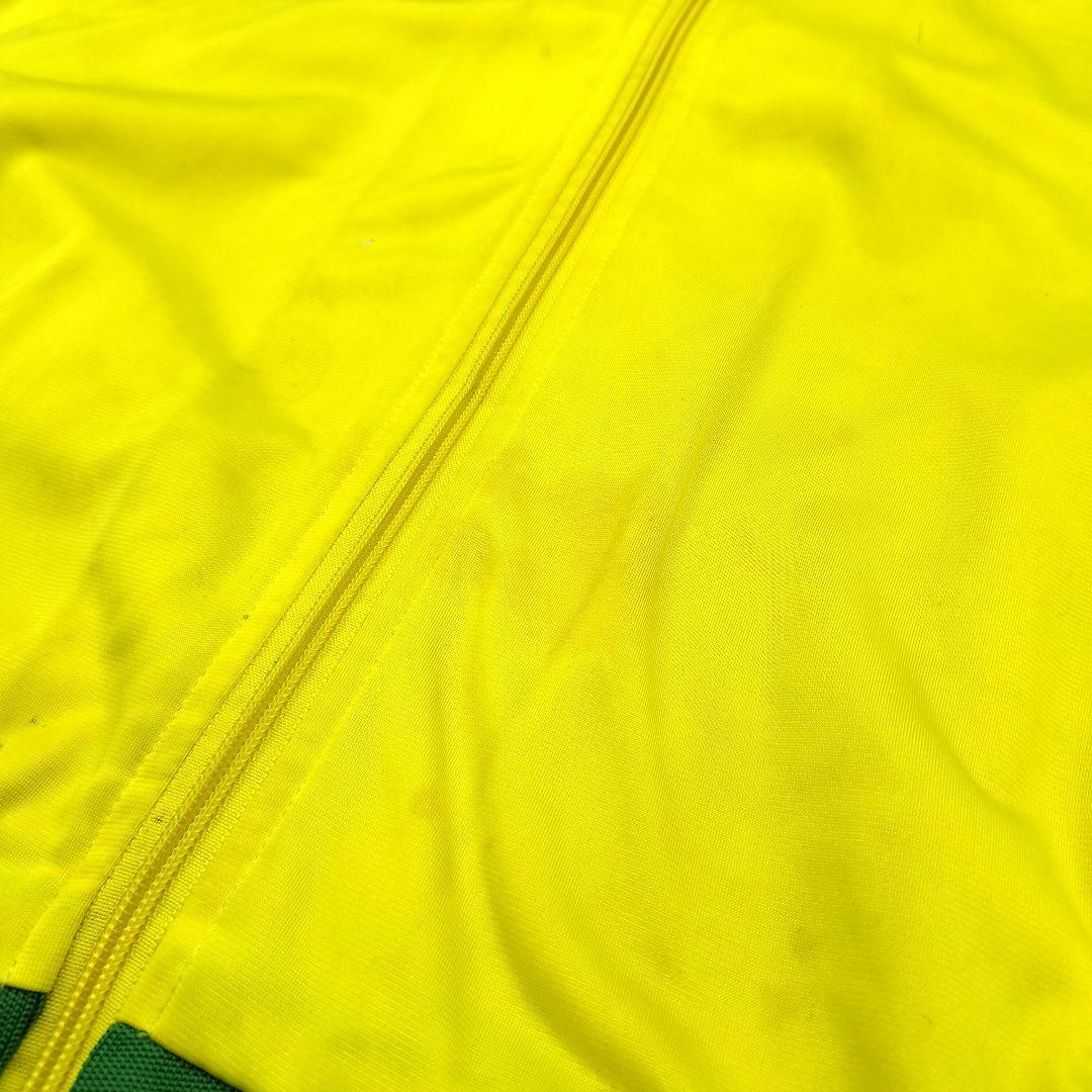 アディダス ブラジル代表 トラックジャケット XL イエロー トレフォイル刺繍