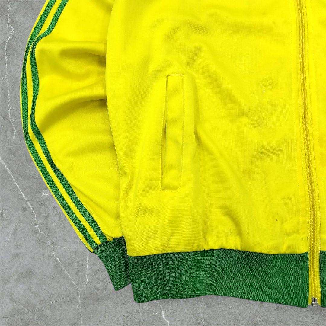 アディダス ブラジル代表 トラックジャケット XL イエロー トレフォイル刺繍